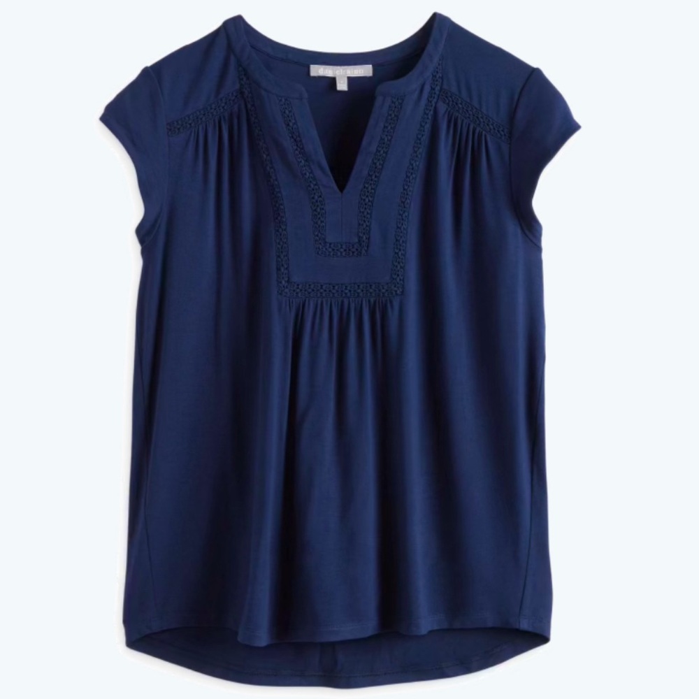 Namika Split Neck Knit Top - NEW